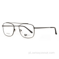 Design vintage Eyeglasses ópticas de titânio de ponta
